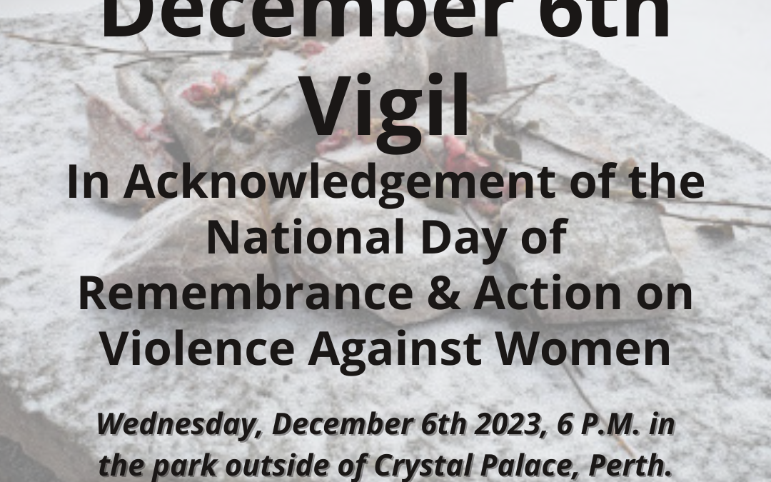 National Day of Remembrance & Action on VAW Candlelight Vigil