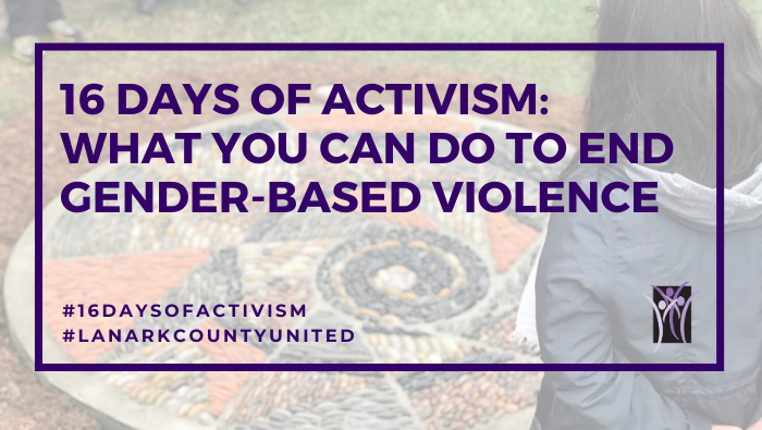 16 Days of Activism – What You Can Do To End Gender-Based Violence