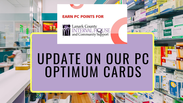 Update on Our PC Optimum Cards