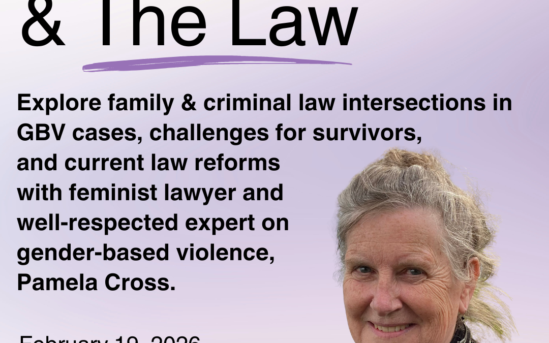 Family Violence and the Law: Training with Pamela Cross